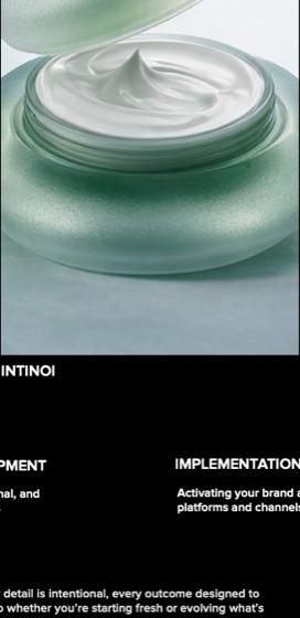 INTINE green skincare packaging project